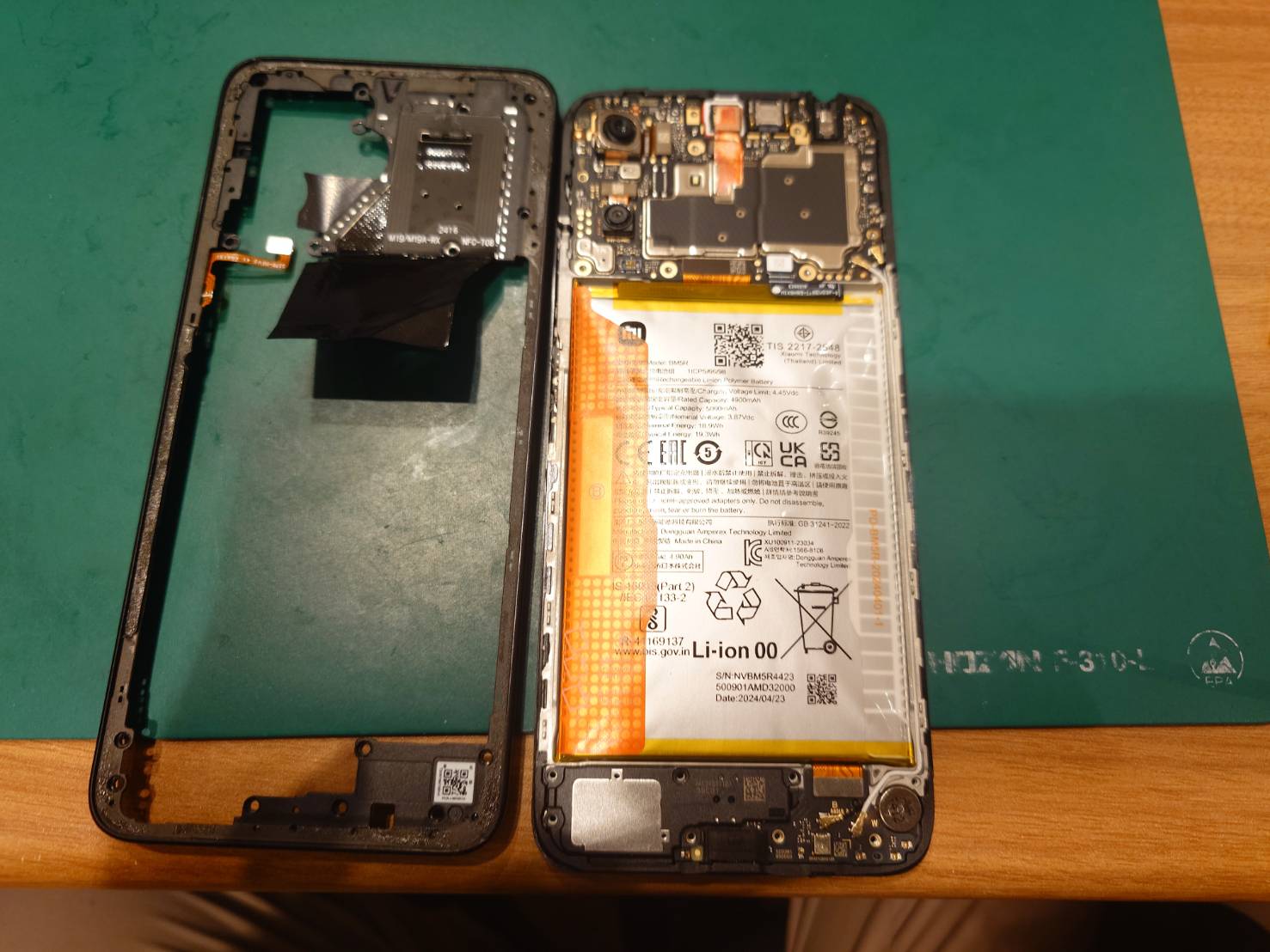【高輪よりご来店】Redmi12 5Gのバッテリー交換修理をご依頼いただきました！